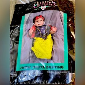 Charades | 3 Piece Snow White Bunting | Halloween Baby Costume| Size: 0-6 Month
